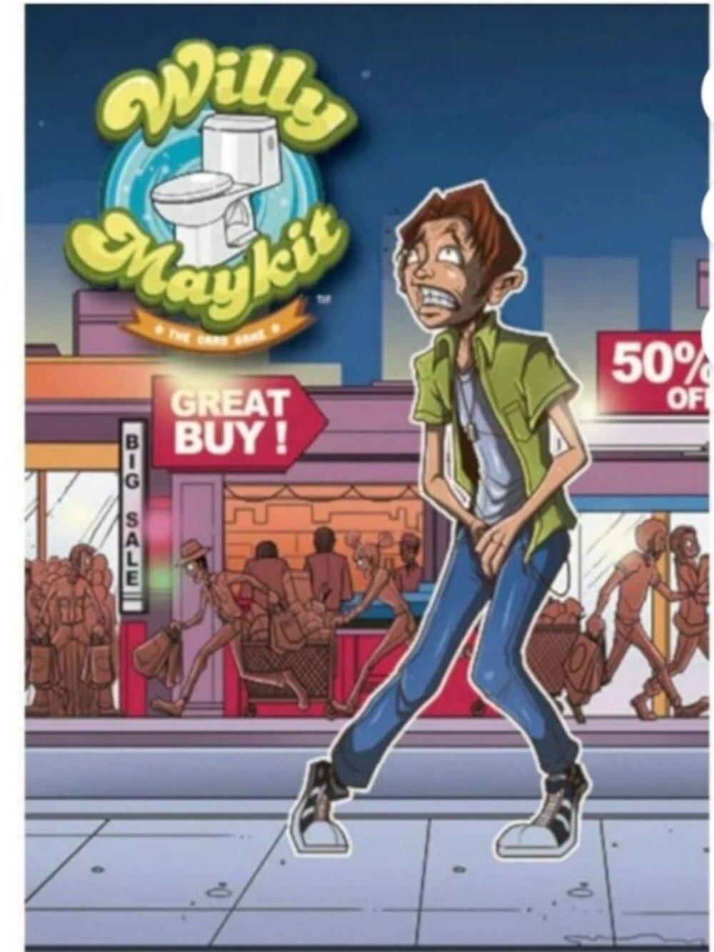 Willy Maykit The Card Game - Fast-Paced Humor Strategy For 2-6 Players Ages 10+